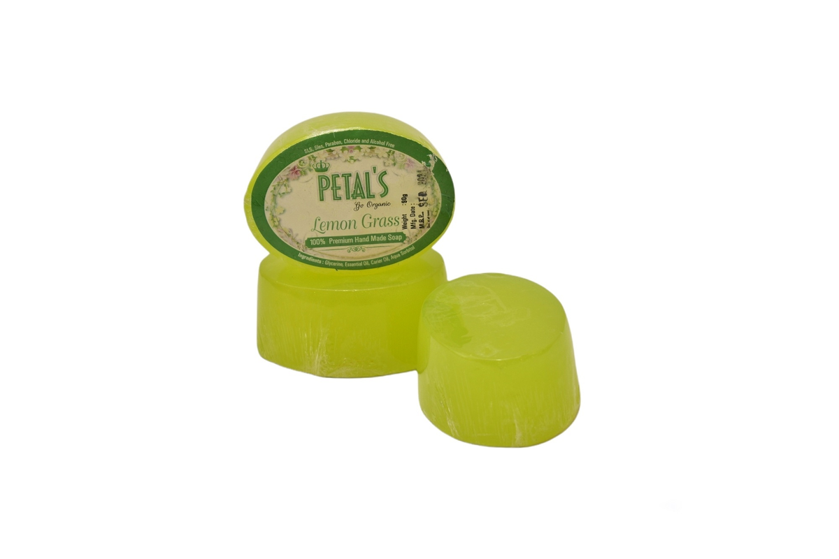 Petal's go organic Lemongrass soap(pack of 3)